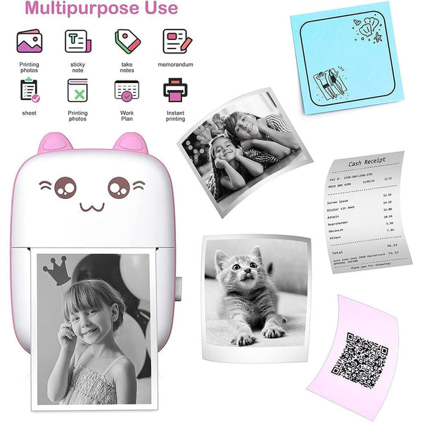 Kids Mini Portable Printer