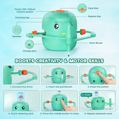 Interactive Drawing Robot Artist Toy for Kids