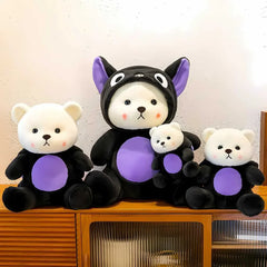Colorful Hooded Cute Teddy Bear Soft Toy